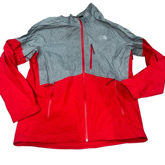 The North Face Other - The North Face Red Grey HyVent 2.5 Windbreaker Large Men